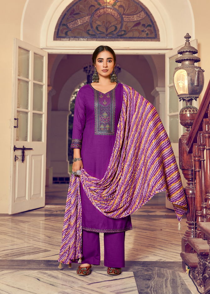 Lehariya By Hermitage Viscose Rayon Dress Material Catalog